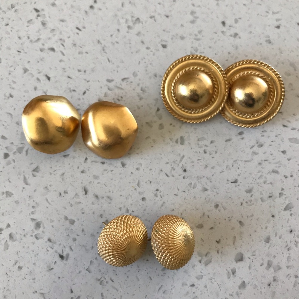Vintage costume earrings